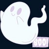 Boy's Design By Humans Boo Cute Ghost Halloween cute design By BoogieCreates T-Shirt - 2 of 3