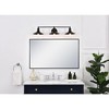 Elegant Lighting Etude 3 light black Wall Sconce - 2 of 4