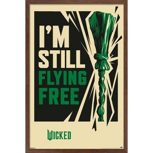 Trends International Wicked: For Good (2025) - I'm Still Flying Free Framed Wall Poster Prints - 1 of 4