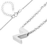 Women's ELYA Stainless Steel Initial Pendant Necklace