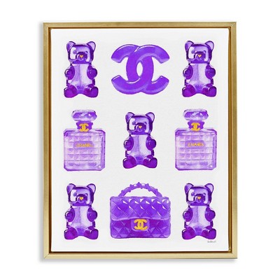 Stupell Industries Purple Glam Gummy Candy, 25" x 31"