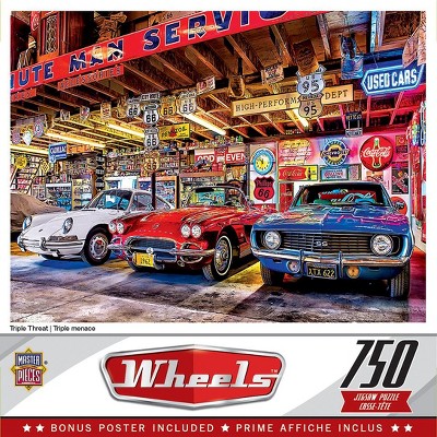 MasterPieces Wheels - Triple Threat 750 Piece Jigsaw Puzzle