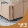 Mid-Century Full Size Storage Upholstered Tufted Bed Frame, Sofa Bed Frame with Comfortable Backrest and Armrests- Leovsnove - 4 of 4