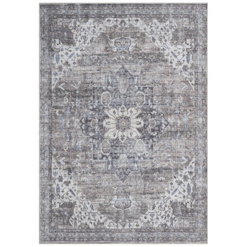 Everwash Callaghan Esther Bohemian Medallion Machine Washable Area Rug ...