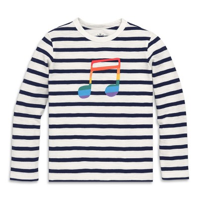 Primary Kids Long Sleeve Rainbow Music Tee