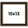 PosterPalooza | Ornate Brown Picture Frame - UV Acrylic, Backing Board, Hanging Hardware Included - 2 of 4