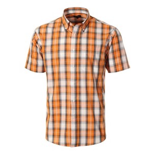 Gioberti Men's Plaid Short Sleeve Shirt - 1 of 3