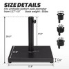 Crestlive Products Patio Umbrella Base 40lbs Outdoor Heavy Duty Square Concrete Stand Market Umbrella - 2 of 4
