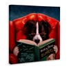 Stupell Industries Sheep Dog Reading for Dummies, 30" x 30" - 3 of 4