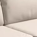 gray gradient rattan + off-white cushion