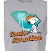 Women's - Peanuts - South Carolina Snoopy Golf Cropped Graphic T-Shirt - 2 of 4