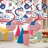 Big Dot of Happiness Stars & Stripes - Memorial Day, 4th of July & Labor Day USA Patriotic Party Hanging Decor - Party Decoration Swirls - Set of 40 - 2 of 4