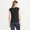 Lands' End Women's Lightweight Jersey Wrap Front Top - 2 of 4