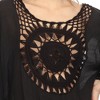 Women's Crocheted Fringed Trim Dress Cover Up - White Mark - 4 of 4
