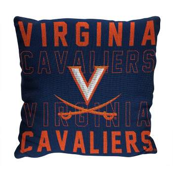 NCAA Virginia Cavaliers Stacked Woven Pillow