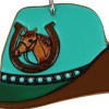 CTM Women's Lucky Horse Cowboy Hat Bag Charm - 3 of 3