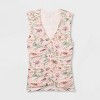 Women's Mesh Ruched Tank Top - A New Day™ - 4 of 4