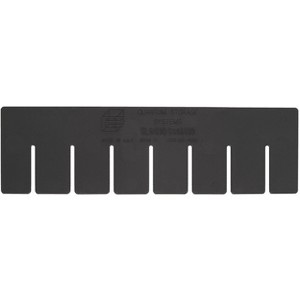 Quantum Storage Systems Long Divider, Conductive, For Use With Dg91050Co, Black (Pack Of 6), Made In Usa - 1 of 1
