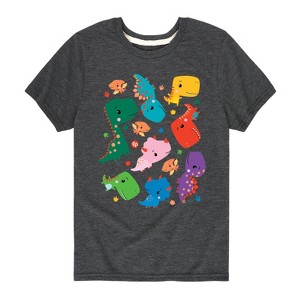 Boys' - Fisher-Price - Dinosaur Pattern Short Sleeve Graphic T-Shirt - 1 of 4
