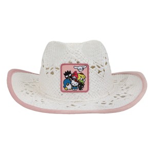 Hello Kitty & Friends Characters Front Patch White Cowboy Hat - 1 of 4