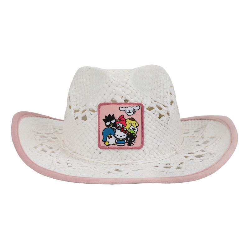Hello Kitty & Friends Characters Front Patch White Cowboy Hat, 1 of 6