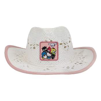 Hello Kitty & Friends Characters Front Patch White Cowboy Hat
