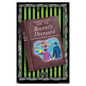 Trends International Beetlejuice - Handbook For The Recently Deceased Framed Wall Poster Prints - 1 of 4