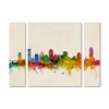 Michael Tompsett 'Nashville Skyline' Multi Panel Art Set Large - image 2 of 3