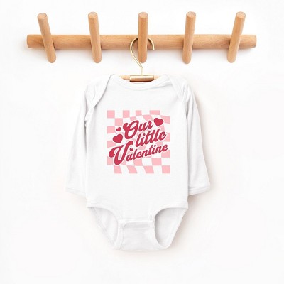 The Juniper Shop Our Little Valentine Baby Long Sleeve Bodysuit