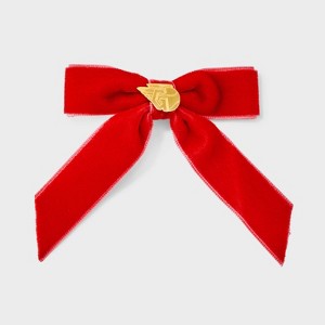 Bijoux Sport by Luv Aj MLB Logo Velvet Hair Bow - 1 of 2
