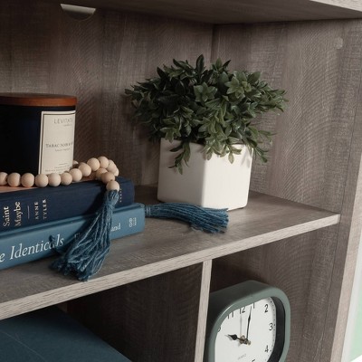 Gray 65.75" Tall 9-Cube MDF Bookcase