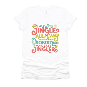 Simply Sage Market Nobody Likes A Lazy Jingler Short Sleeve Tee - 1 of 4