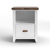 NicBex 1 Drawer File Cabinet with 1 Open Shelf,Office Cabinet with Hardware Handle Design,Modern Storage Cabinet,Filing Cabinets for Home Office - 2 of 4