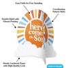 Big Dot of Happiness 3D Here Comes the Son Centerpiece Table Decorations, Freestanding Boy Boho Baby Shower Decor, Retro Party Centerpieces - 8 Count - 3 of 4