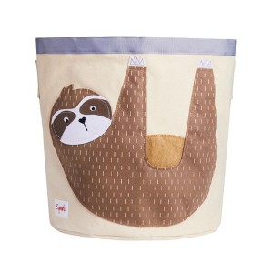3 Sprouts Kids Storage Basket - Sloth - 1 of 4