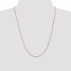 Black Bow Jewelry 1.25mm 10k Yellow Gold Flat Figaro Chain Necklace - 2 of 4