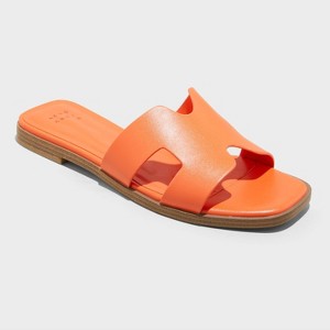 Women's Nina Slide Sandals with Memory Foam Insole - A New Day™ - 1 of 4