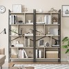 5 Tier Bookshelf with Storage, 61 Inch Tall Industrial Book Shelf with Open Display Bookshelves - 4 of 4
