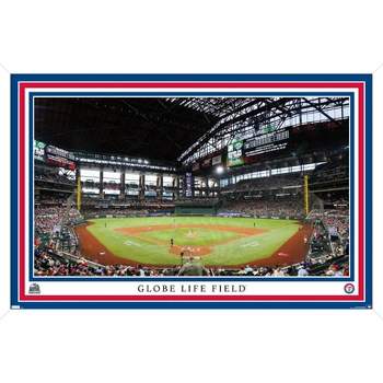 Texas Rangers at Globe Life Park Print - the Stadium Shoppe