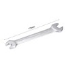 Unique Bargains Metric Chrome Vanadium Steel Durable Finish Open-End Wrench - 2 of 4