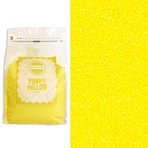 Mystic Sprinkles Plumpkins - Yummy Yellow Nonpareils 5lbs Bulk Bag - 1 of 4