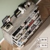 Farmhouse 6 Drawer Dresser for Bedroom, 55" Rustic Wood Chest of Drawers,Pull Handles, Vintage Storage Organizer for Living Room, TV Stand - 4 of 4