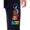 DC Comics Teen Titans Go! Mens' Character Sleep Jogger Pajama Pants Black - image 2 of 3