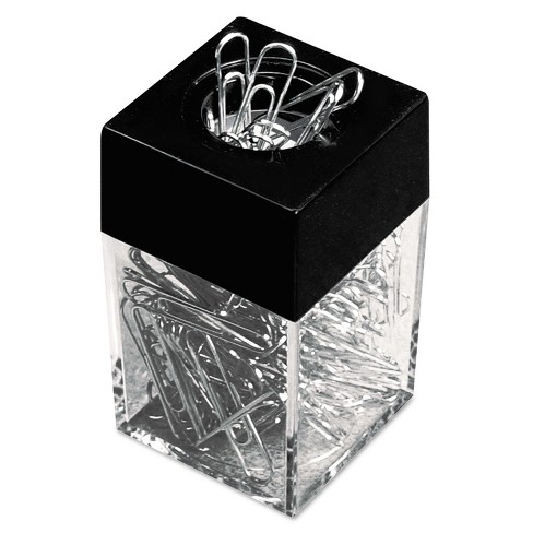 Magnetic Paper Clip Holder with Paper Clips Cute Office Supplies