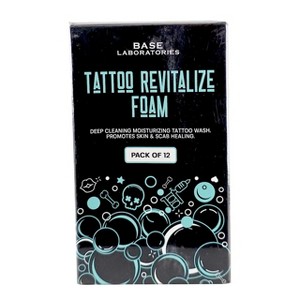 Base Laboratories Tattoo Revitalize Foam (12 Pack) - Ink Looks Best Clean - 1 of 4