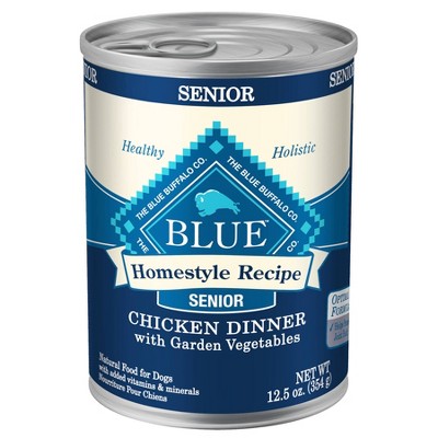 Blue Buffalo Homestyle Recipe Wet Dog Food Chicken Dinner with Garden Vegetables Senior - 12.5oz