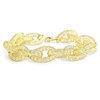SHINE by Sterling Forever Chunky Mesh Chain Bracelet - 3 of 3
