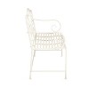 Christopher Knight Home Clay 41" Modern Outdoor Iron Garden Bench with Floral Design - 4 of 4