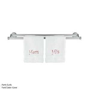 BC BARE COTTON Luxury Hotel & Spa Hers and His Towel Set Wedding Engagement - 1 of 1