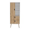 Huna Tall Dresser, Unit with Door, 2 Drawers, and Open Shelves - 2 of 4